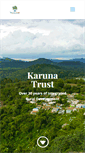 Mobile Screenshot of karunatrust.com